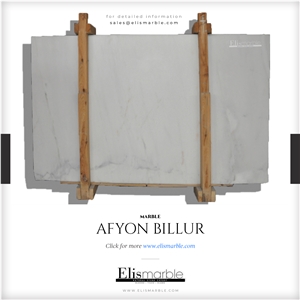 Afyon White Billur Slabs