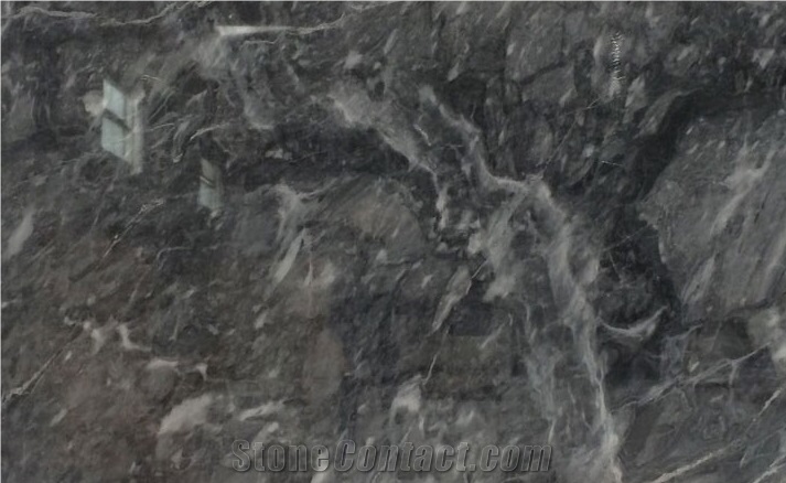 Azure Grey Marble Block