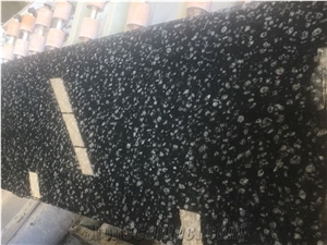 Coin Black Granite Slabs