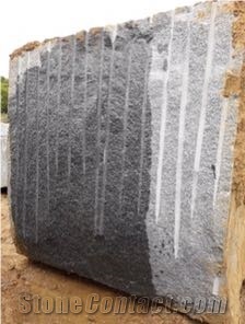 Indian Impala Black Rough Granite Blocks