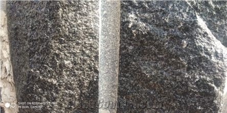 Indian Impala Black Rough Granite Blocks