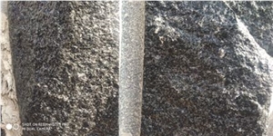 Indian Impala Black Rough Granite Blocks