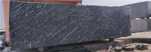 River Black Granite Rough Block