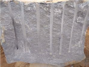 Steel Grey Granite Rough Block