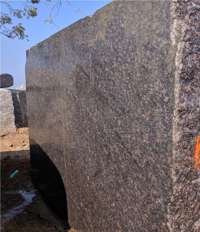 Tan Brown Granite Blocks