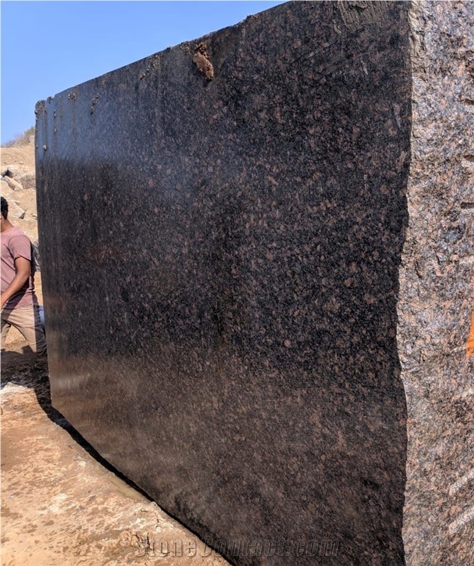 Tan Brown Granite Blocks