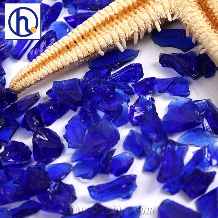 Crushed Glass Decorative Pebbles