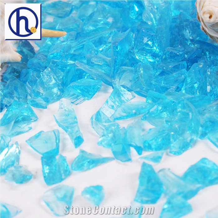 Crushed Glass Decorative Pebbles