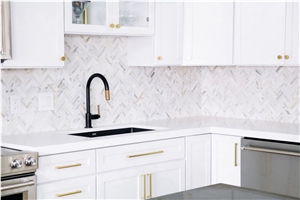 Kitchen Remodeling-Quartz Countertop,Marble Mosaic Kitchen Remodeling-Quartz Countertop,Marble Mosaic