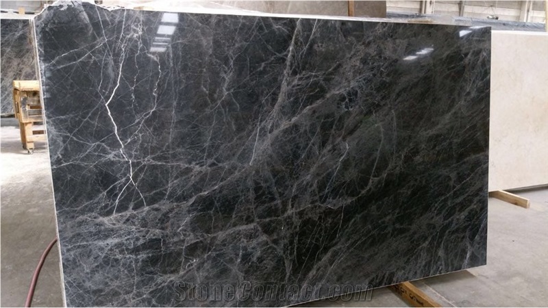 Black Mango Marble Blocks, Slabs