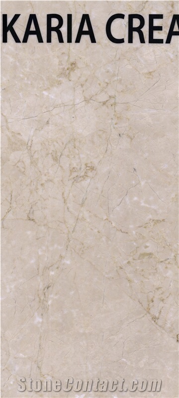 Karia Cream Marble Tiles, Slabs