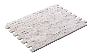 Beige Split Face Mosaic Tile 23x48cm