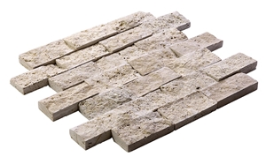 Beige Travertine Split Face Tile 23x10cm