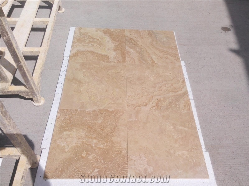 Irish Travertine Tumbled Pavers