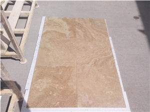 Irish Travertine Tumbled Pavers