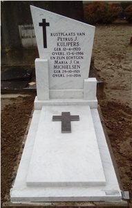 White Marble Single Monuments