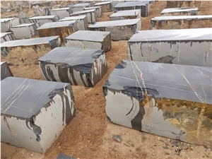 Black Sahara Marble Block, Tunisia Black Marble