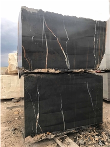 Black Sahara Marble Block, Tunisia Black Marble