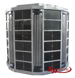 34 Crypts Tianshan Red G603 Granite Mausoleum