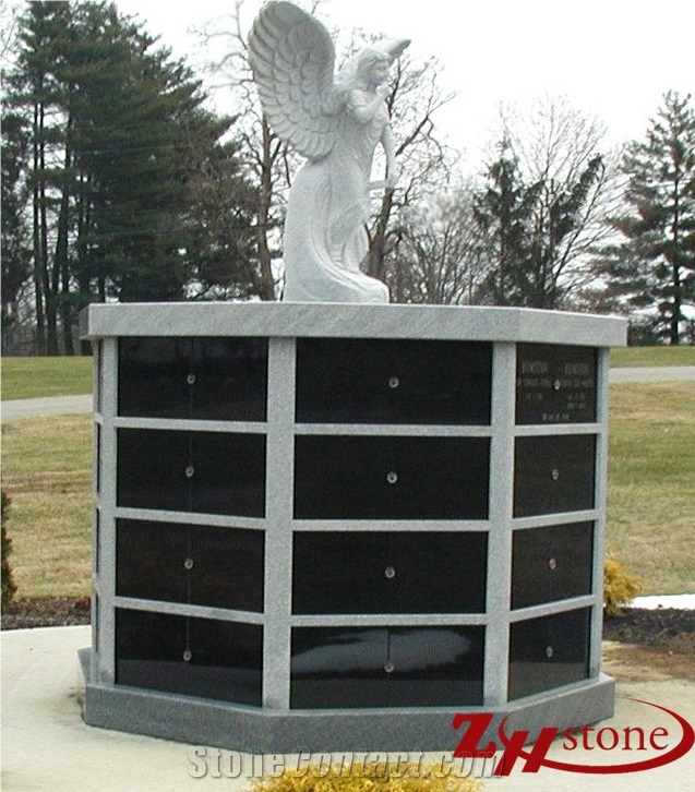 Angle Statue 24 Crypts Cemetery Columbarium