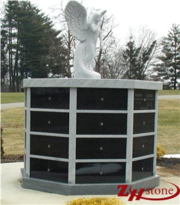 Angle Statue 24 Crypts Cemetery Columbarium