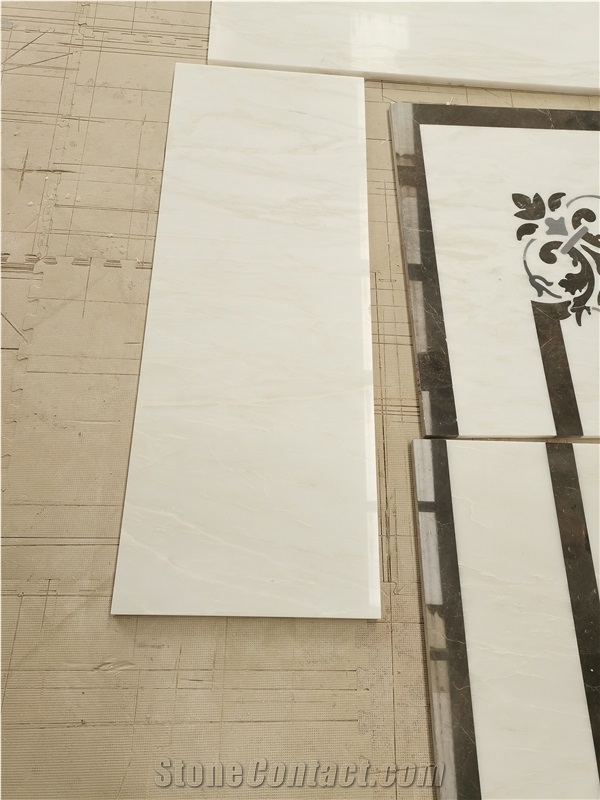 Cary Ice Marble&Gold Brow Marble Waterjet