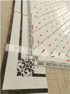 Cary Ice Marble&Gold Brow Marble Waterjet