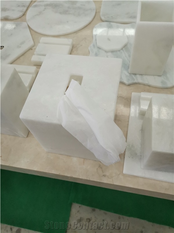Glorious White Marble Soap Dish ,Bath Accessories