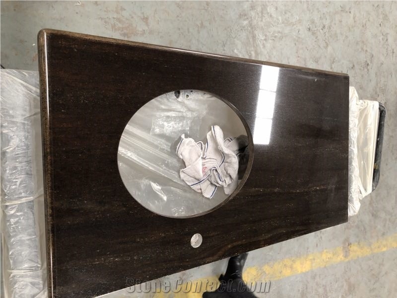 Quicksand Brown Granite Vanity Top