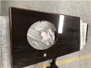 Quicksand Brown Granite Vanity Top