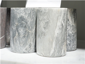 Ziarat Grey Marble Cup Bath Tumbler,Bathroom Set