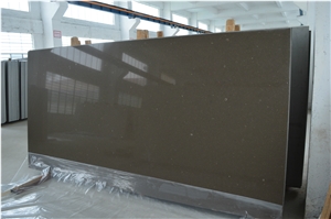 California Brown Quartz Stone Slab
