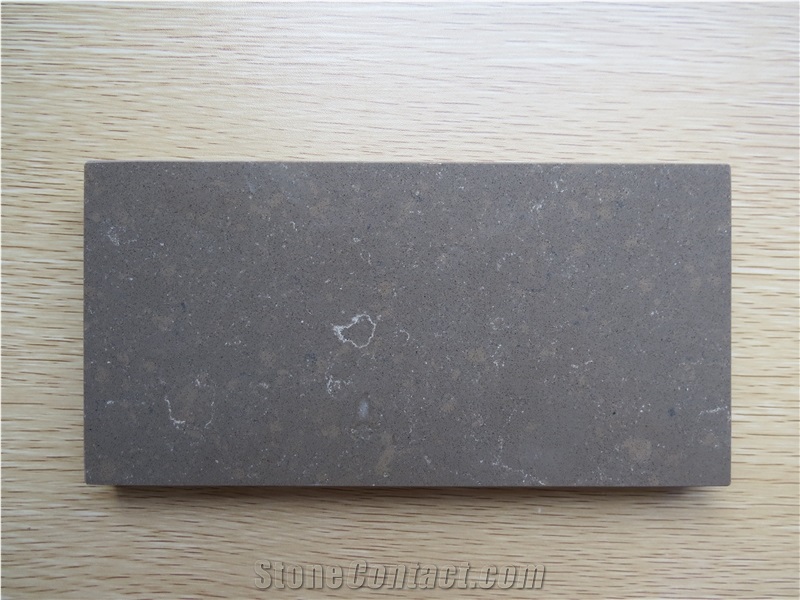 California Brown Quartz Stone Slab