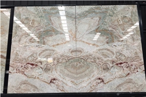 Coral Jade Marble Slabs Coral Jade Marble Slabs