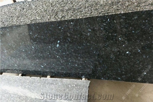 Emerald Pearl Black Granite Slabs