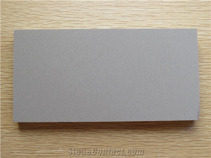 Light Grey Quartz Stone Slab