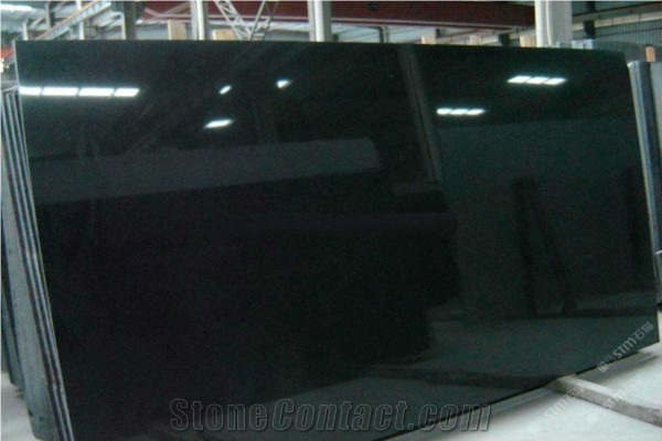 Mongolia Black Granite Slabs