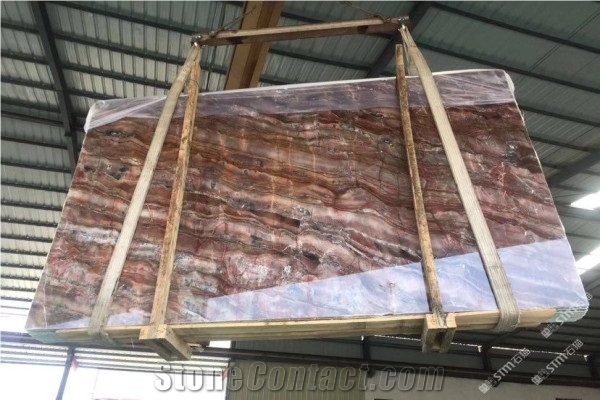 Phoenix Red Jade Marble Slabs