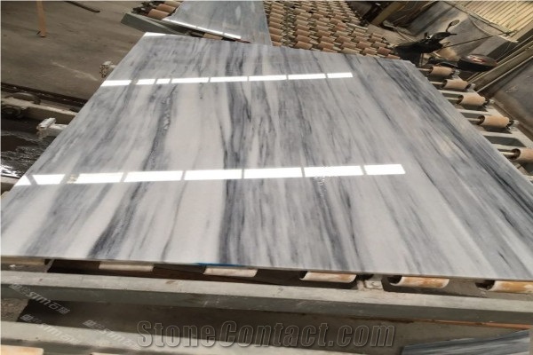 Snowflake Wood Grain Marble Slabs
