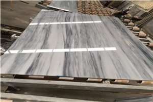 Snowflake Wood Grain Marble Slabs