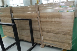 Teak Wood Marble Slabs