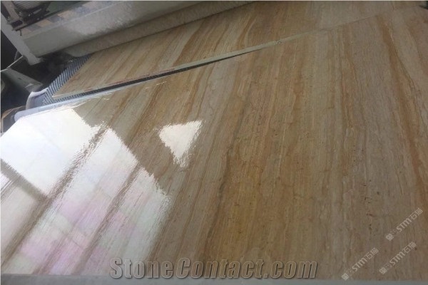 Teak Wood Marble Slabs