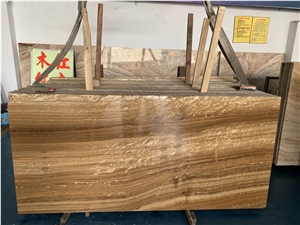 Yellow Wooden Grain Marble Slabs,Bathroom Tiles