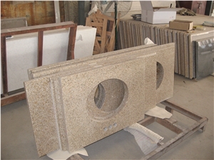 G682 Rusty Yellow Vanitytop Countertop Bath Top