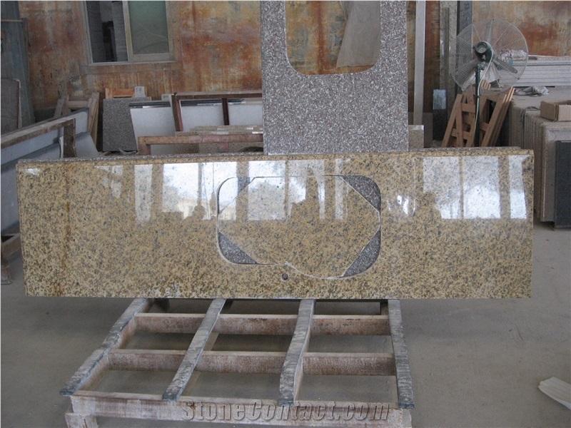 Tiger Yellow Countertop Worktop Island