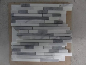 Tumbled Mosaic Hexagon Mosaic Chipped Mosaic