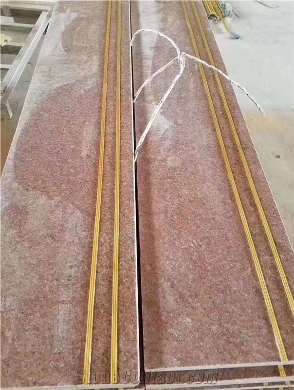 Chinese Red Granite Stair