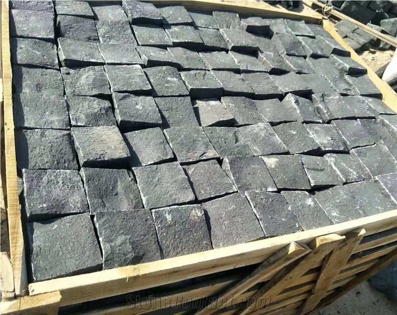 G778 Black Basalt Natural Paving Stone