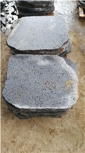 Basalt Tiles Used for Garden Design Landscaping