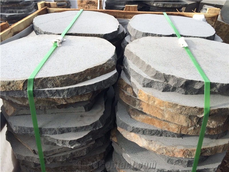 Basalt Tiles Used for Garden Design Landscaping